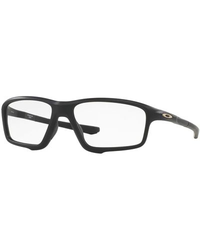 Oakley Ox8076 Crosslink Zero Square Prescription Eyeglass Frames - Black