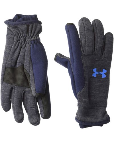 Under Armour Youth Coldgear Reactor Elements Gloves - Blue