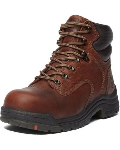 Timberland Titan 6 Inch Alloy Safety Toe Industrial Work Boot - Brown