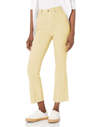 7 For All Mankind High-waist Slim Kick Jeans - Natural
