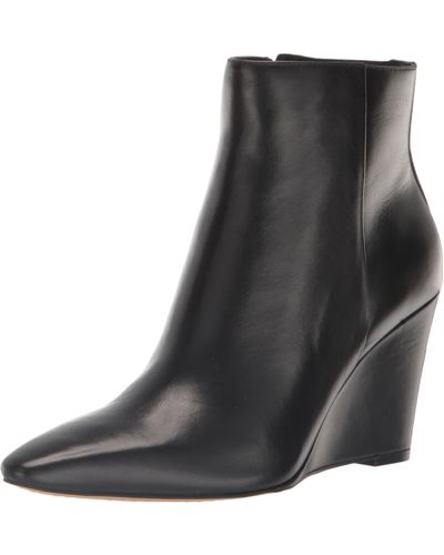 Vince Camuto Teeray Wedge Bootie Ankle Boot - Black