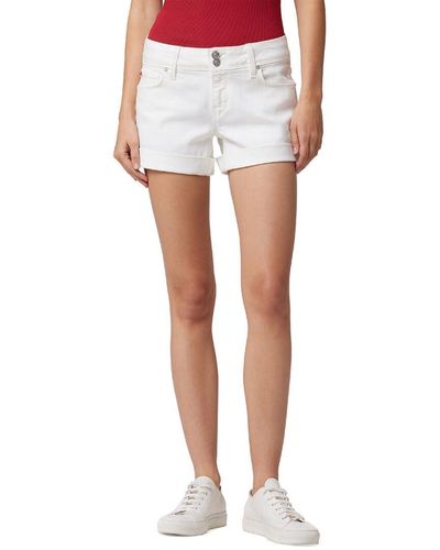 Hudson Jeans Jeans Croxley Mid Rise Jean Short - White