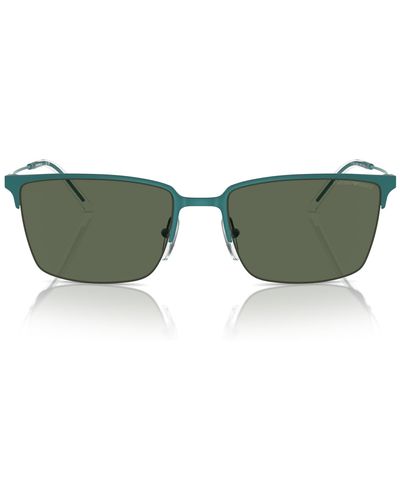 Emporio Armani Ea2155 Square Sunglasses - Green