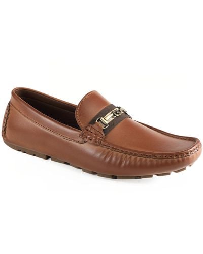 Guess Aarav Driving Style Loafer - Brown