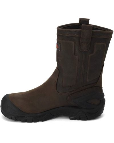 Merrell Work Strongfield Leather Pull-on Waterproof Composite Toe - Brown