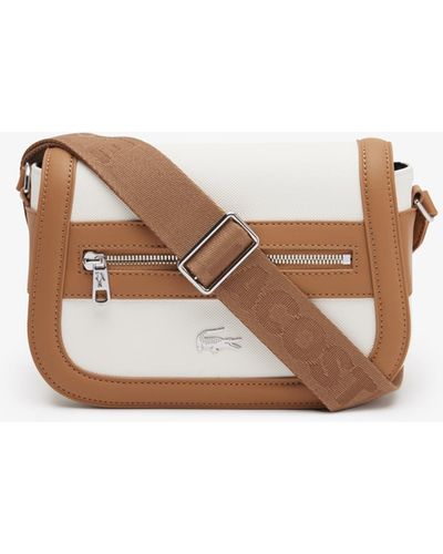 Lacoste Flap Crossover Bag - Brown