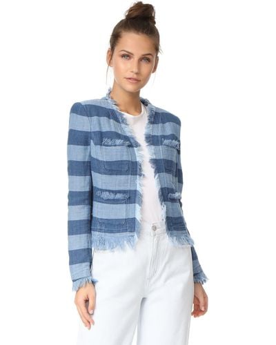 AG Jeans Womens Capucine Jacket - Blue