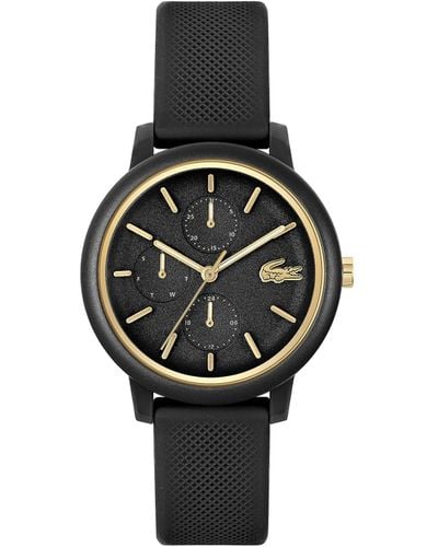 Lacoste .12.12 Multifunction Watch Collection: A Contemporary Elegance In Monochrome - Black