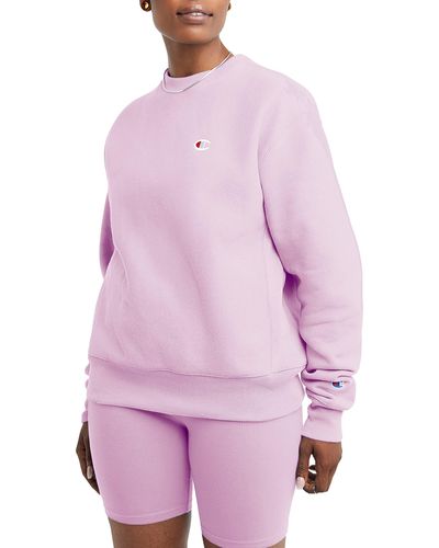 Pale pink cheap champion sweatshirt