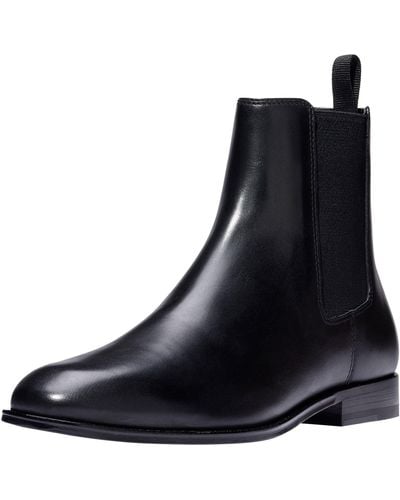 COACH Metropolitan Leather Chelsea Boot Fashion - Black