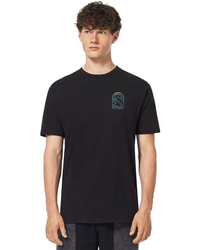 OAKLEY Performance Shirt 'RETRO FROG' in Black