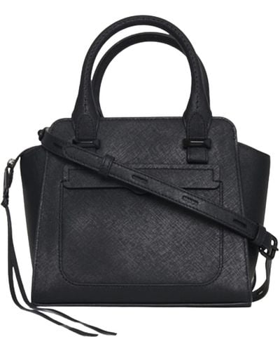 Rebecca Minkoff Micro Avery Tote Bag For – Quality Leather Handbags For - Black