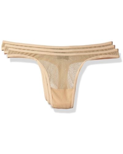 Cosabella Soire Classic Low Rise Thong 3 Pack - Natural