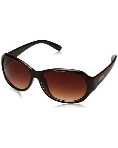 Nine West Lucky Sunglasses Oval - Brown