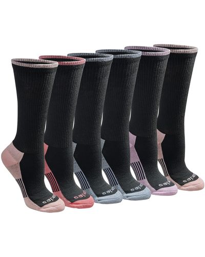 Dickies Womens Dritech Advanced Moisture Wicking Crew Socks - Black