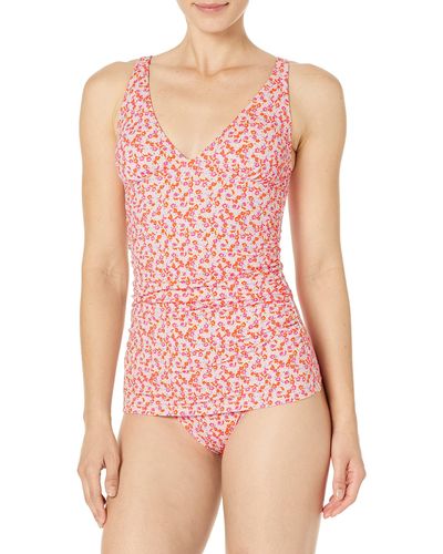 Amazon Essentials Tankini Swim Top - Pink