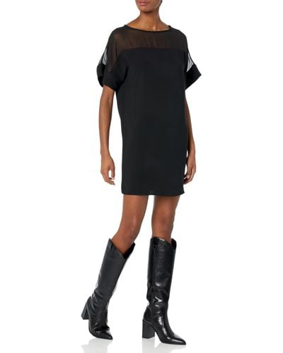 Trina Turk Elevated T Shirt Dress - Black