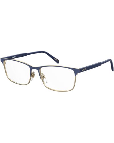 Levi's Lv 1012 Rectangular Prescription Eyeglass Frames - Blue