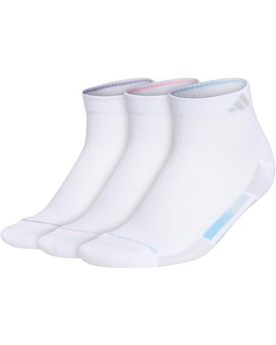 adidas Womens Superlite Stripe 3 Low Cut Socks - Multicolor