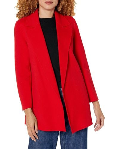 Theory Clairene Coat - Red