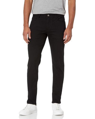 Emporio Armani A|x Armani Exchange Mens 5 Pocket Stretch Twill Skinny Denim Jeans - Black