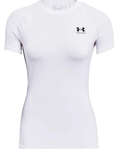 Under Armour Heatgear Compression Short-sleeve T-shirt - White