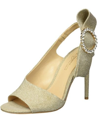 Vince Camuto Imagine Maive Size 11M soft gold,chain mesh,cushioned  2.5-3.5heel 