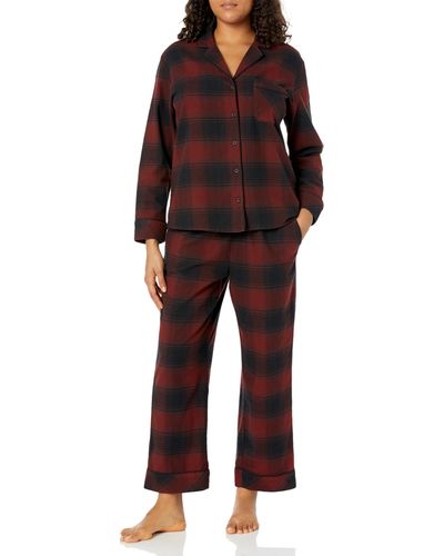 Pendleton Pajama Cotton Set - Red