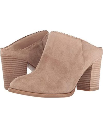 Via Spiga Sophia Backless Bootie Ankle Boot - Natural