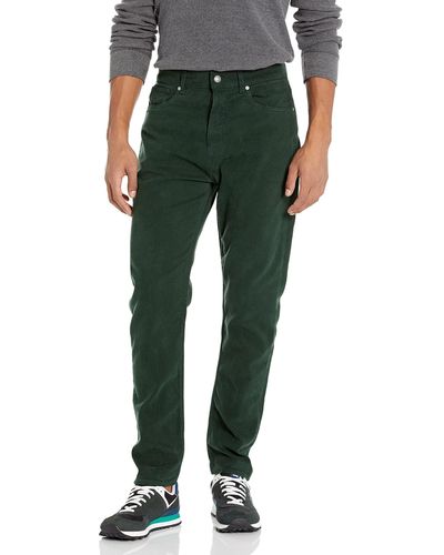 Guess Mens Eco James Dyed Slim Tapered Jeans - Green