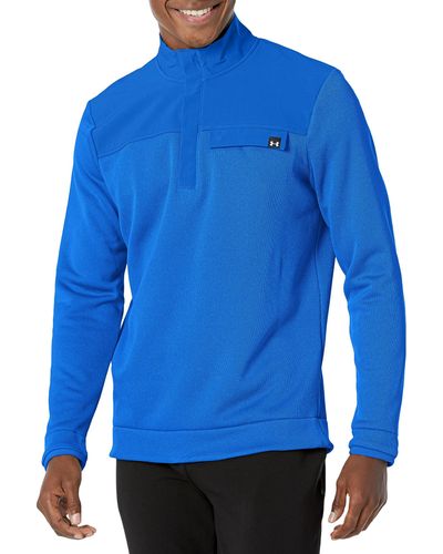 Under Armour Storm SweaterFleece Half Zip 1 - Bleu