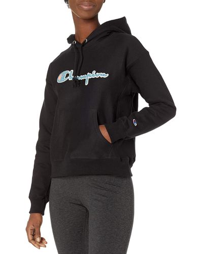 Champion Relaxed Reverse Weave Hoodie - Black