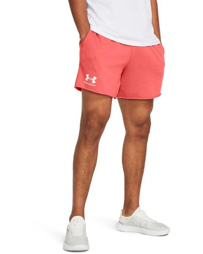 Under Armour Rival Terry -Shorts - Rot
