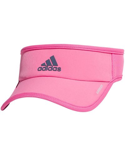 adidas Superlite Sport Performance Visor For Sun Protection And Outdoor Activities - Pink
