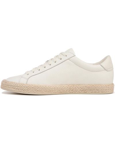 Vince S Fulton Leather Sneakers Milk White Leather 10 M