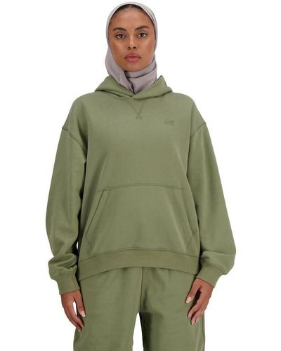 New Balance Athletics French Terry Hoodie - Green