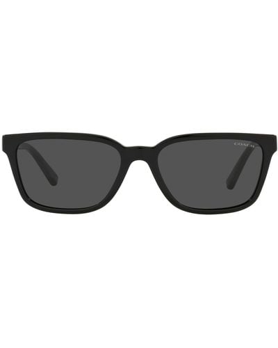 COACH Hc8328u Universal Fit Sunglasses - Black