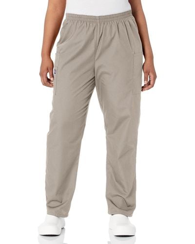 CHEROKEE Scrub Pants For Workwear Originals Pull-on Elastic Waist 4200t - Gray