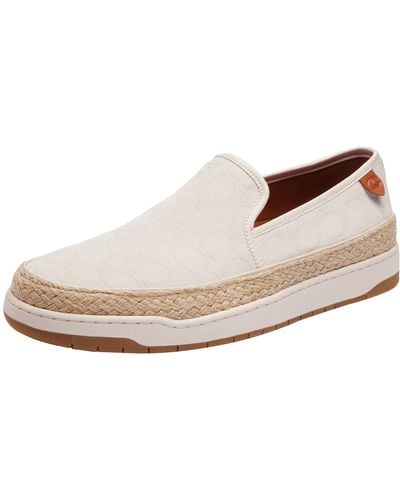COACH Miles Espadrille Loafer - White