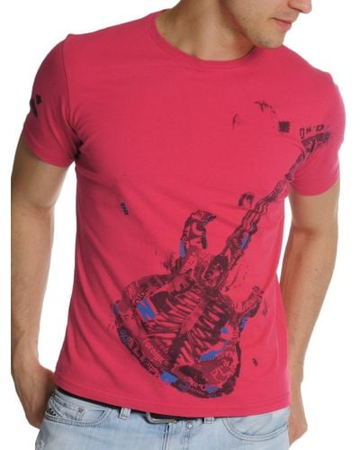 DIESEL Short Sleeve T-shirt - Pink