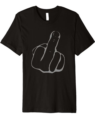 Nike Middle Finger Premium T-shirt - Black