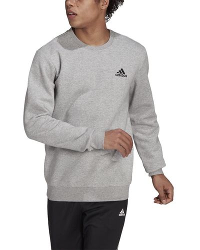adidas Essentials Fleece Sweatshirt - Gray