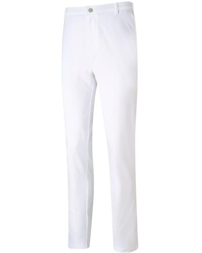 PUMA Mens Tailored Jackpot 2.0 Golf Pants - White