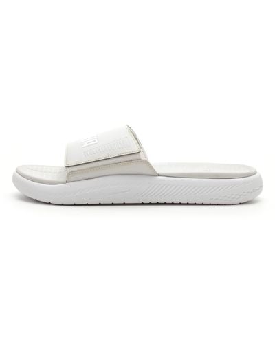 PUMA Softride Slide Sandal - White