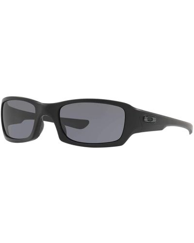 Oakley Si Oo9238 Fives Squared Rectangular Sunglasses - Black