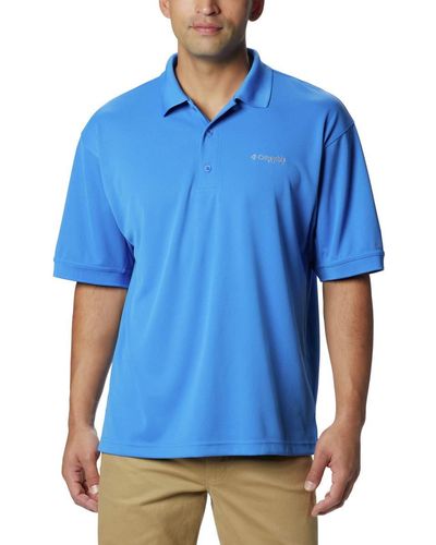 Columbia Pfg Perfect Cast Polo Shirt - Blue