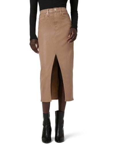 Hudson Jeans Jeans Reconstructed Skirt - Natural