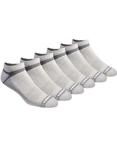 Eddie Bauer Dura Dri Moisture Control Low Cut Socks Multipack - Metallic