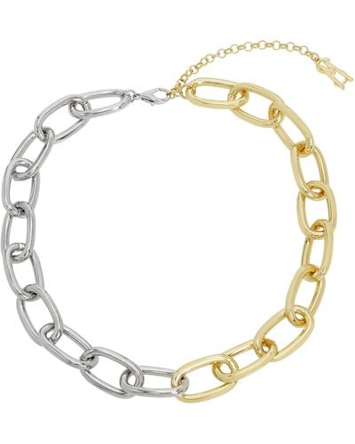 Steve Madden Chain Necklace - Metallic