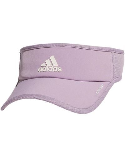 adidas Superlite Sport Performance Visor For Sun Protection And Outdoor Activities - Purple
